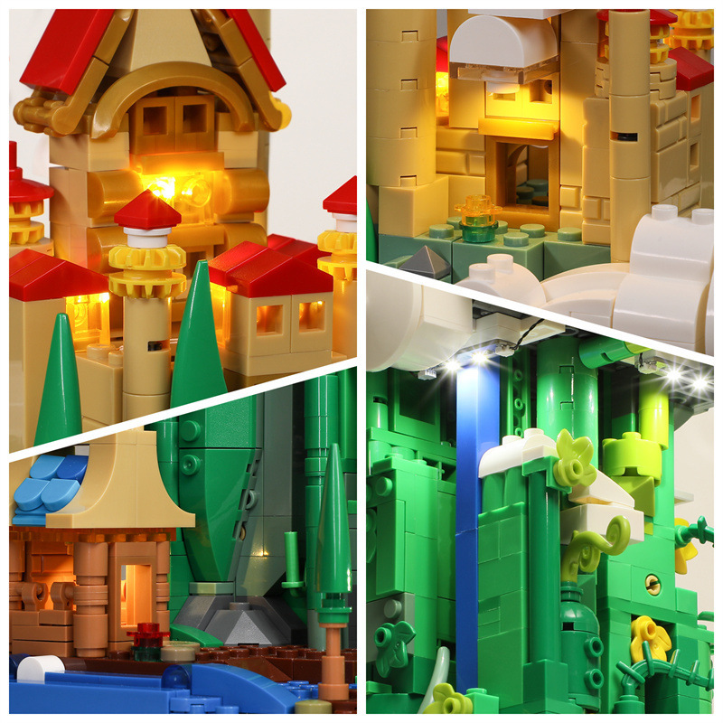 FunWhole FH9002 Fantasy Series Jack And The Beanstalk Building Blocks 1236pcs Bricks Toys Bricks Model From China