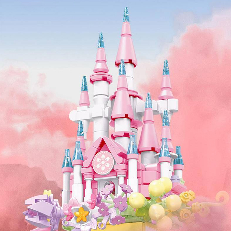 SEMBO 611072 Buliding Blocks Fantasy Flower Castle 3060±pcs Bricks Toys Model Form China