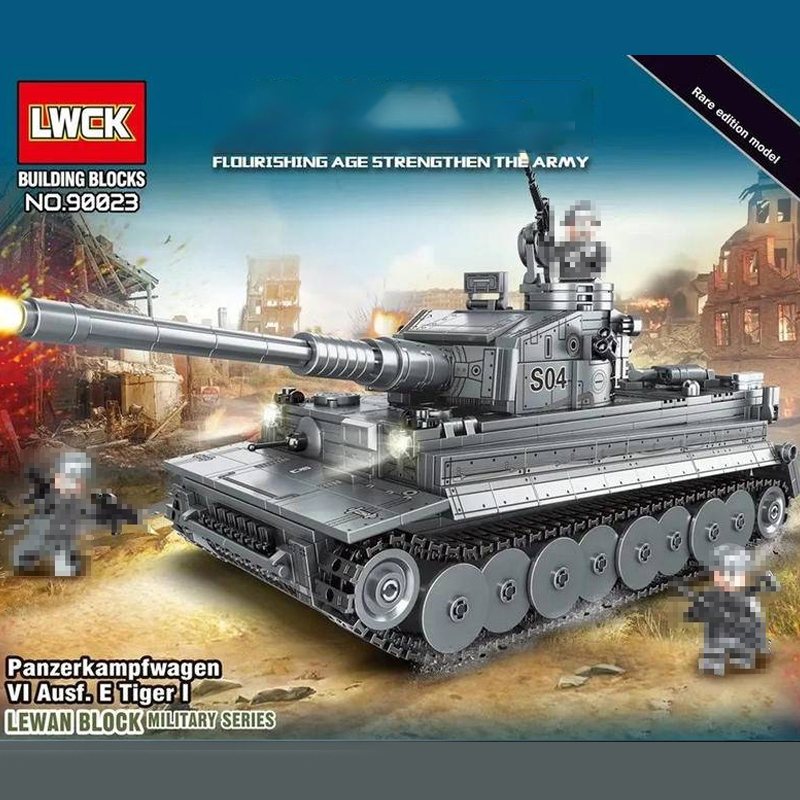 LWCK 90023 Flourishing Age Strengthen The Army：Panzerkampfwagen Tiger Ausführung E Military
