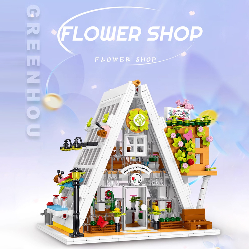 XMORK 031065 Flower Shop Modular Buildings Creator Expert