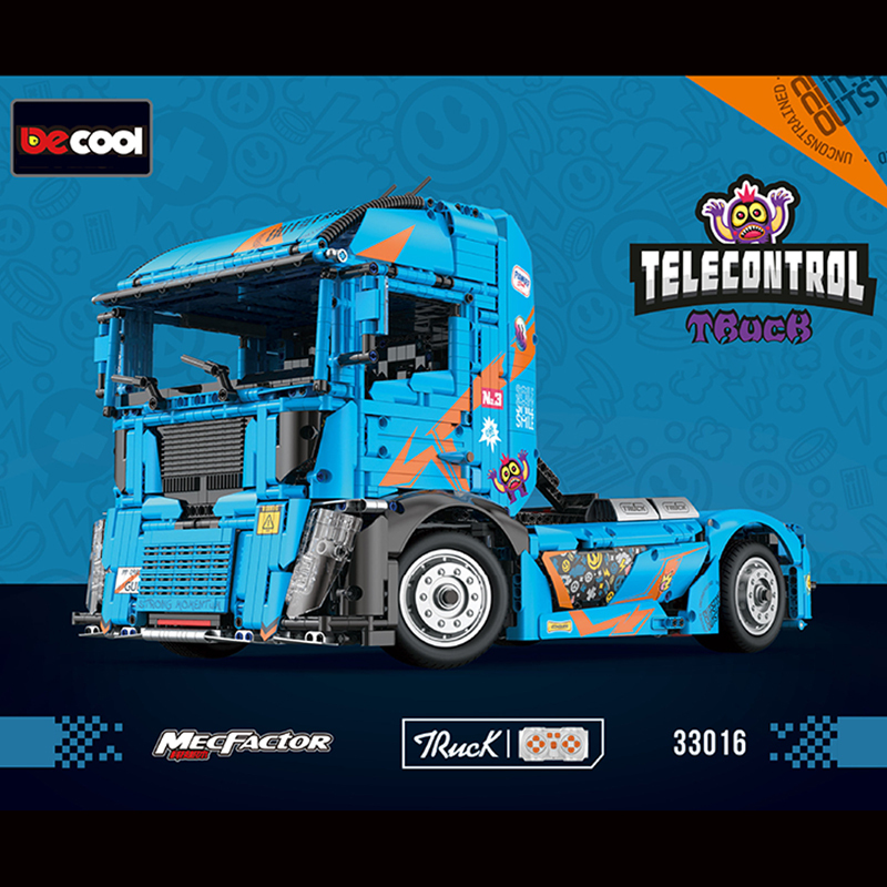 [With Motor] Decool 33016 Telecontrol Truck Technic
