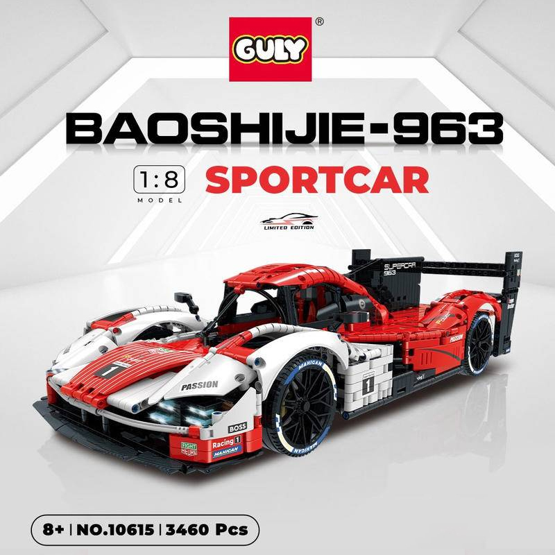 GULY 10615 Porsche 963 Sportcar 1:8 Technic