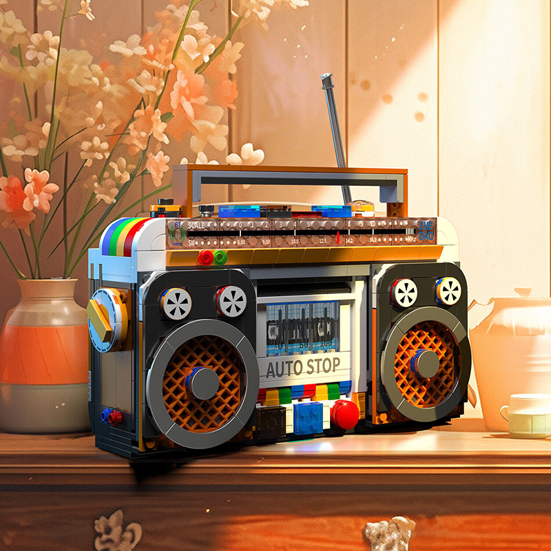 [Mini Micro Bricks] ZHEGAO 662018 Back To The 1990's Radio Other