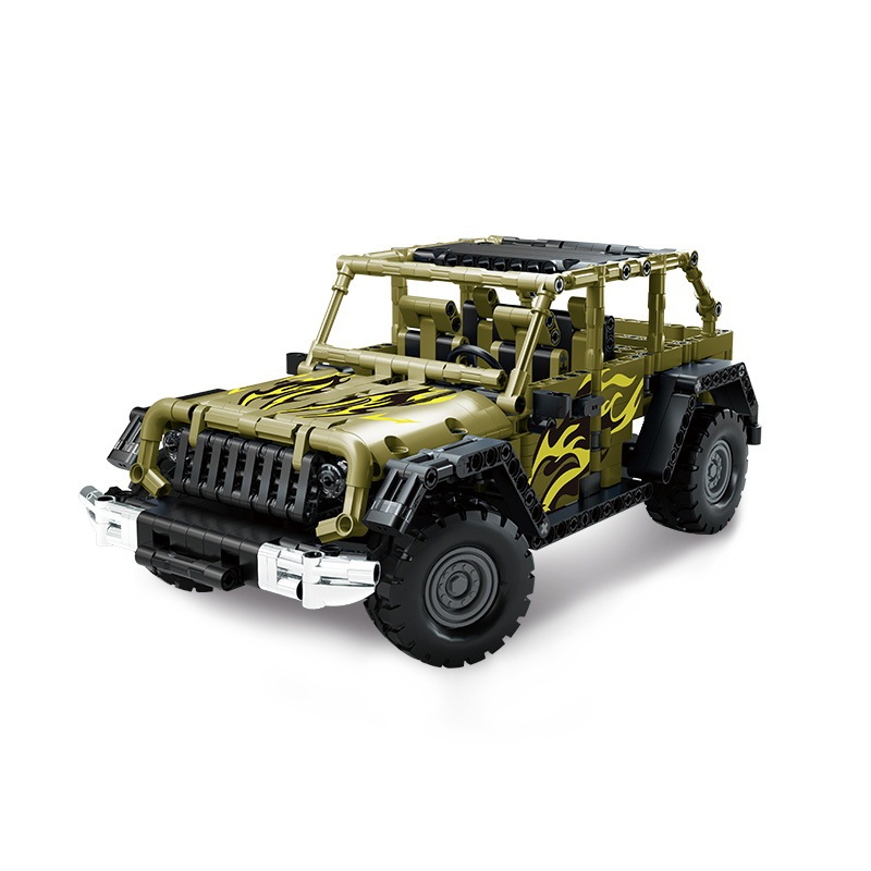 [With Motor] Happy build YC-23039 23040 23041 Off-road vehicles Technic