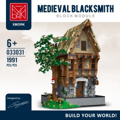 033031 A Medieval Blacksmith's Shop 1991±pcs