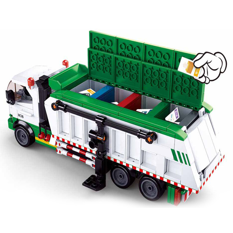Sluban M38-B0780 A garbage truck Technic