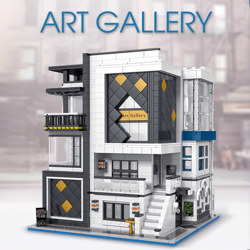 [Pre-sale] UrGe 10201 Novatown Art Gallery Showcase Modular Buildings Creator Expert Europe Warehouse Express