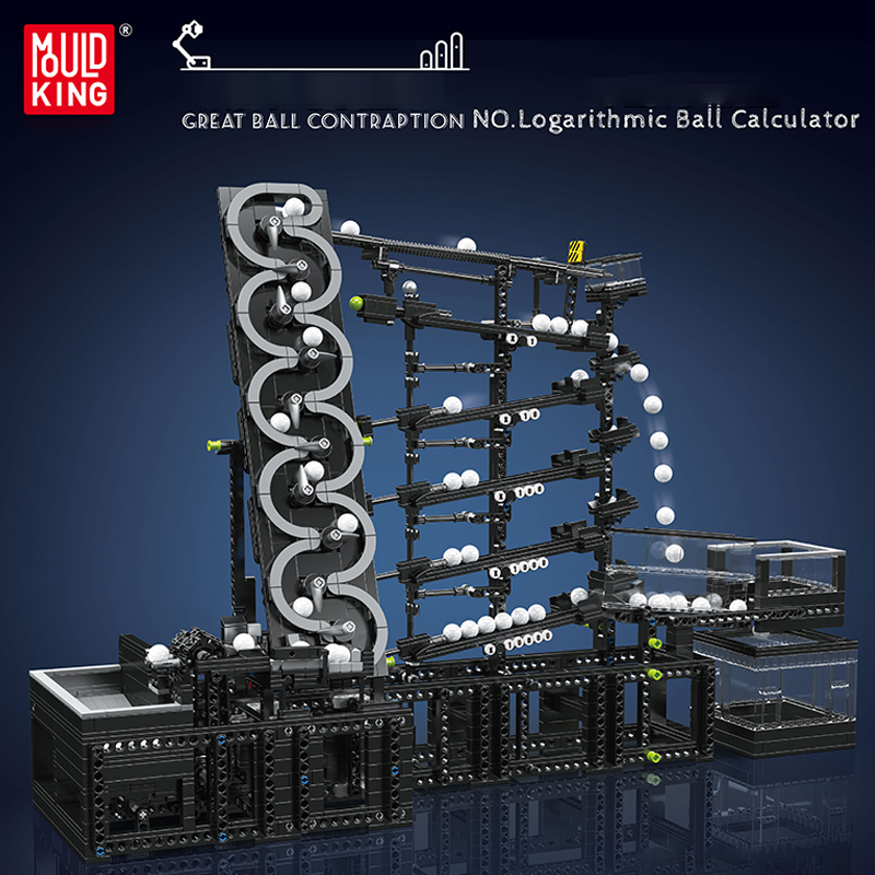 [With Motor] Mould King 26012 Logarithmic Ball Calculator Technic