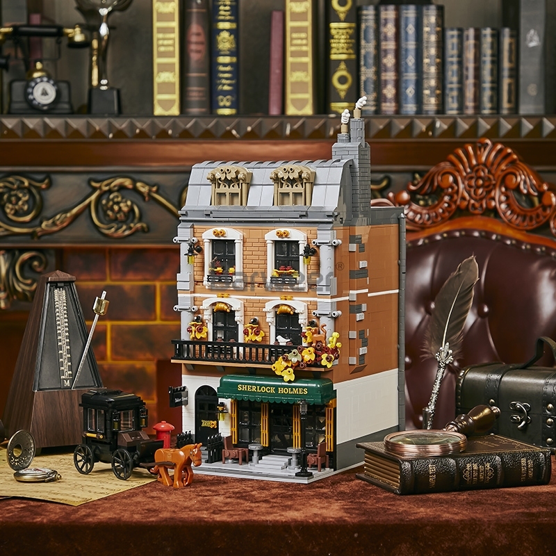 Pantasy 85014 Sherlock Holmes Baker Street 221B Apartment Modular Building