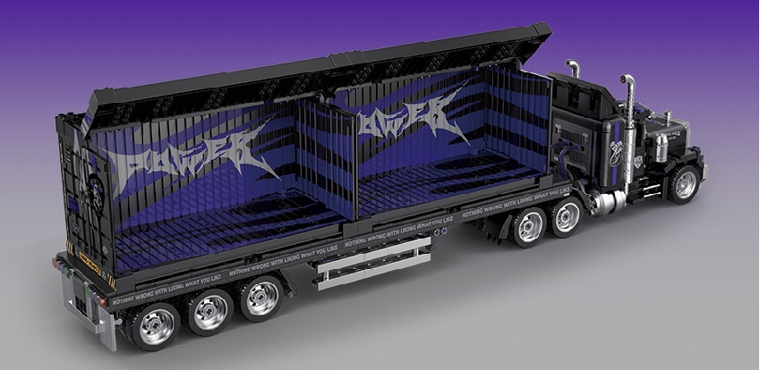 The cargo box for PB8829 truckload building blocks.