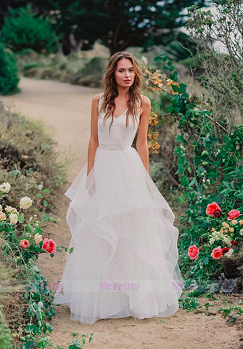 Ivory/White Tulle Bridal Skirt