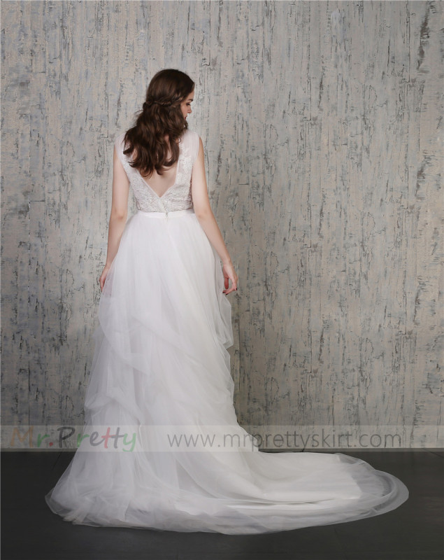 ivory Tulle Wedding Skirt Bridal Skirt