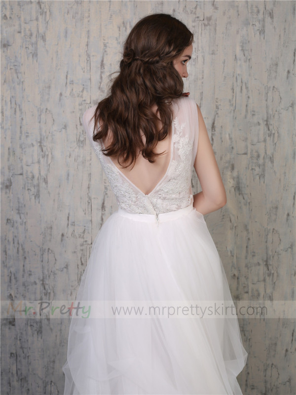 ivory Tulle Wedding Skirt Bridal Skirt