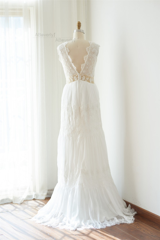 Ivory Lace Wedding Gown Bridal Gown