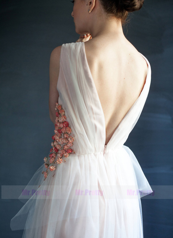 Ivory Tulle Prom Dress Bridesmaid Dress