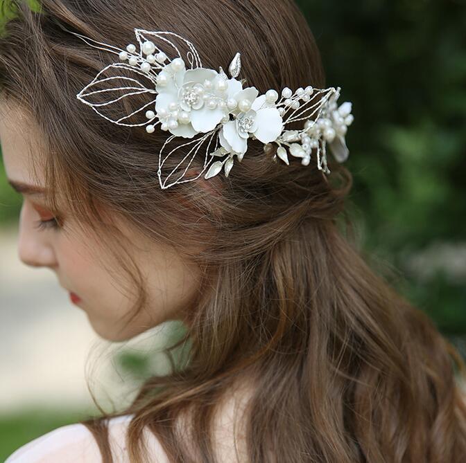 Ivory Beads Bridal Hairband Bridal Headband