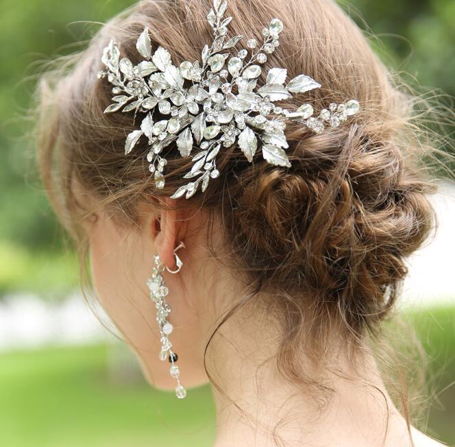 Silver Beads Bridal Hairband Bridal Headband