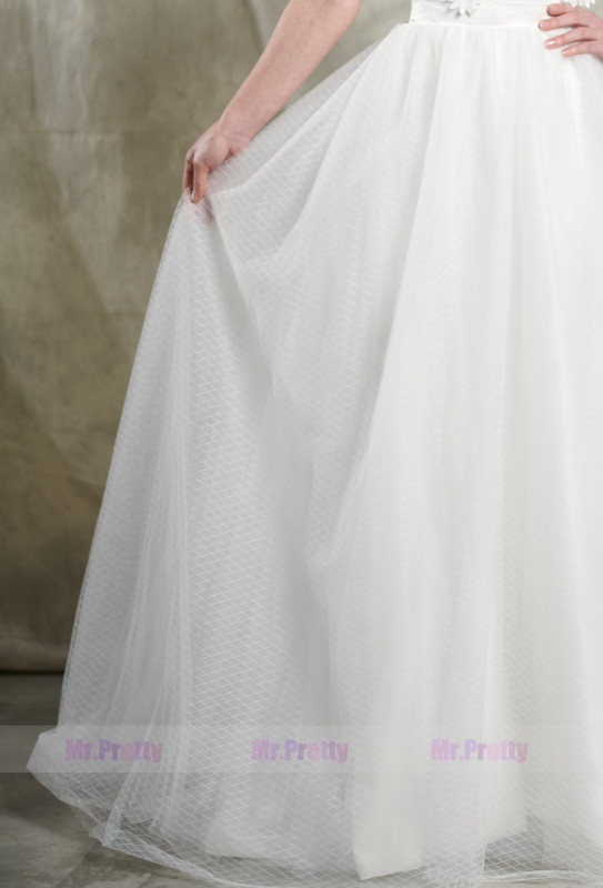 Ivory LaceTulle Wedding Gown Bridal Gown