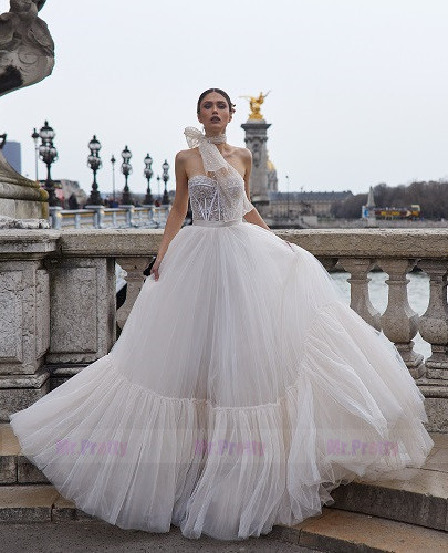 Ivory Long Train Wedding Skirt