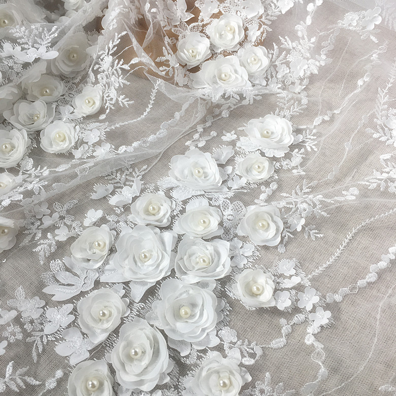 Ivory Lace Embroidery Lace Wedding Lace Fabric