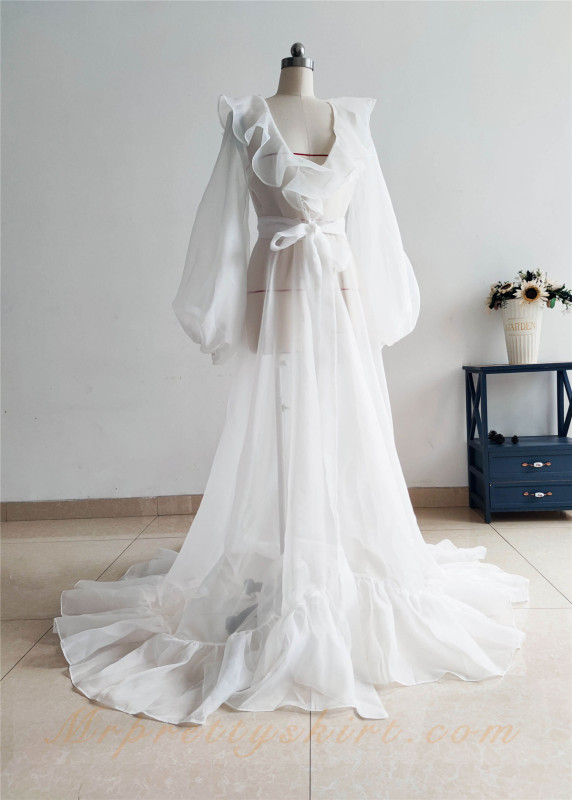 Off White Wedding Robe