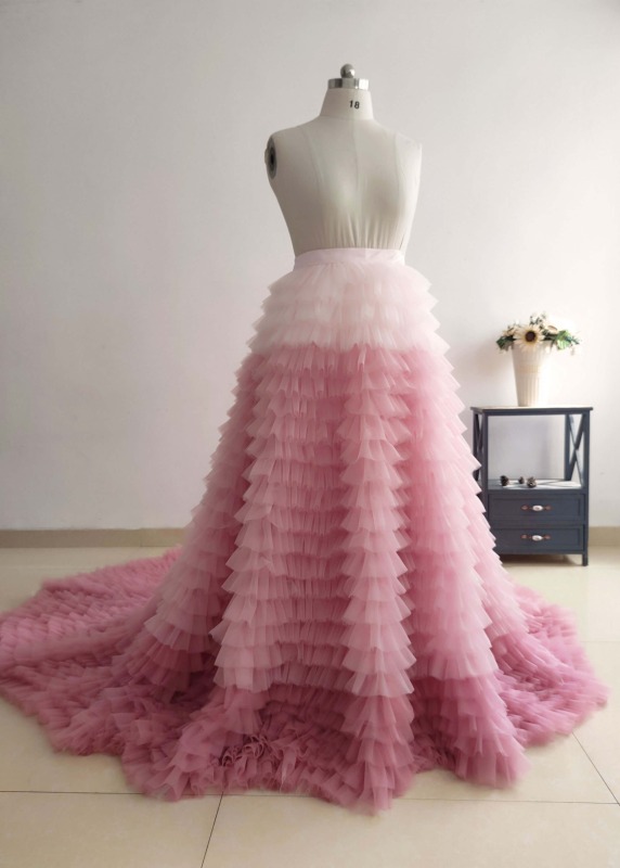 Faded Pink  Wedding Skirt