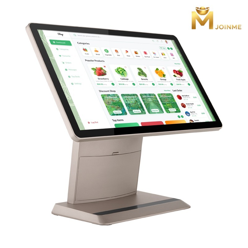 Super Slim Aluminum Alloy Single Touch POS Terminal