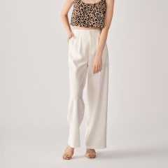 PLEATED WIDE LEG PANT