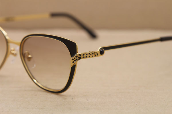 Luxury brand Metal Carter CT 6338248 Original Sunglasses in Black Gold Brown Lens New Sunglasses