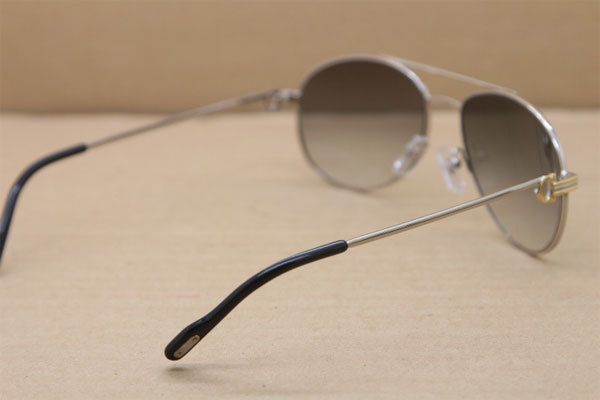 CT Men luxury brand Hot Sunglasses Metal 1185210 Sunglasses in Gold Mix Silver Brown Lens