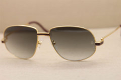 CT Hot Sunglasses Metal 1182503 Sunglasses in Gold Mix Wine Brown Lens