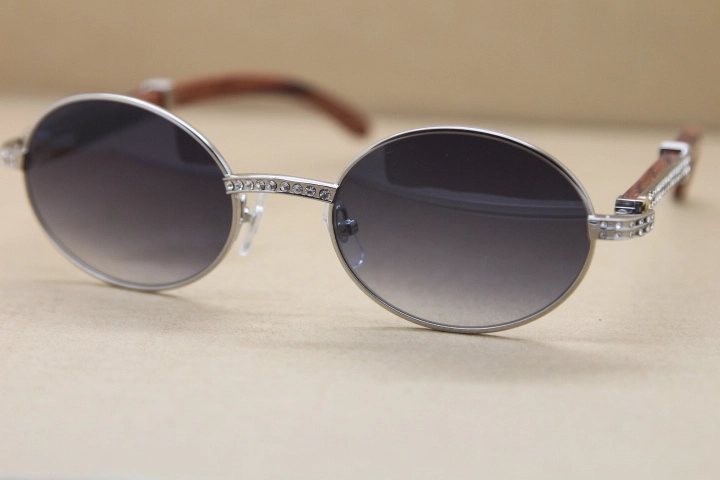 NEW Diamond Sunglasses 7550178 Wood Original  luxury brand Unisex Sunglasses