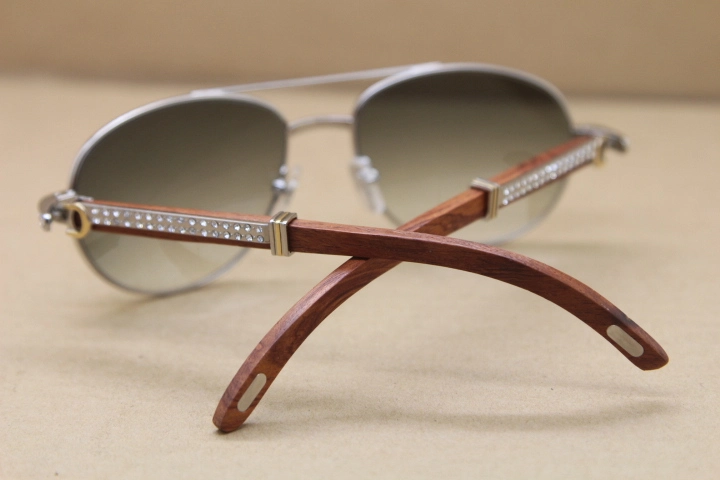 NEW Diamond Sunglasses 569 Wood Original  luxury brand Unisex Sunglasses