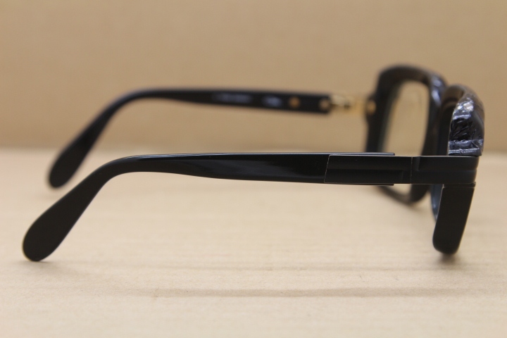 Hot VINTAGE Mod607 Snake leather Eyeglasses eye glasses frames for men brand