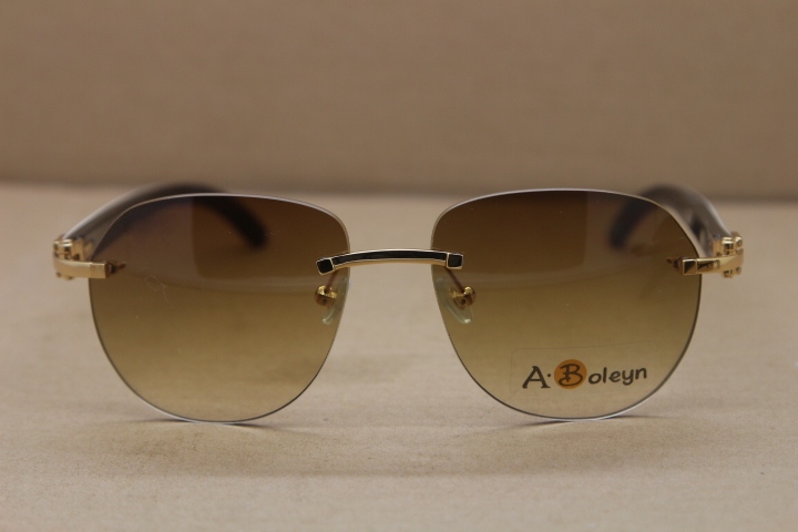 Hot inside of the arms are all black and outside of the arms of they are all white Rimless T8300829 Sunglasses