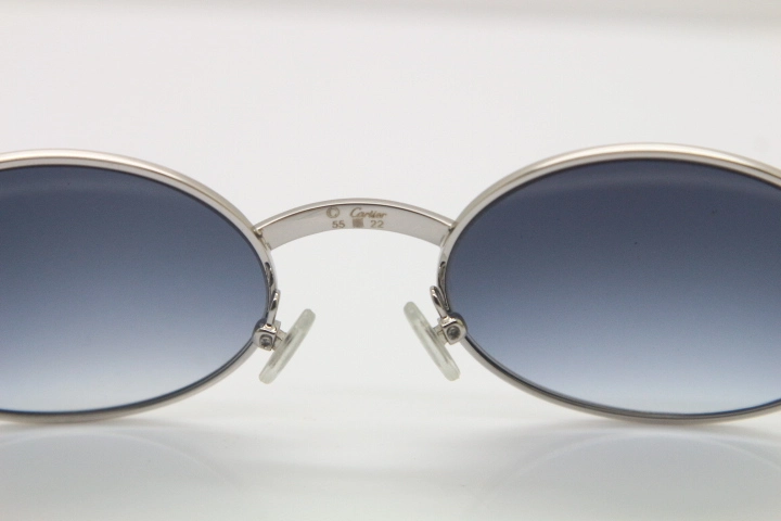 Wholesale Cartier 7550178 Black Mix White Genuine Natural Original Buffalo horn Sunglasses in Gold Brown Lens Size:55