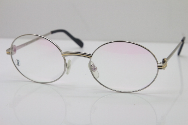 Cartier Wholesale Metal  Material Unisex  Optical CT1188008 Glasses Circular Eyeglasses