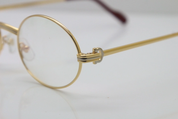 Cartier Wholesale Metal  Material Unisex  Optical CT1188008 Glasses Circular Eyeglasses