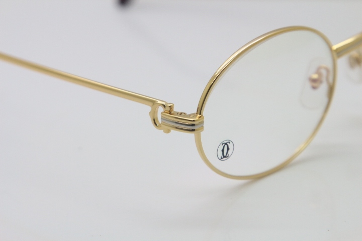 Cartier 1186111 Eyeglasses  Full frame Metal optical Gold