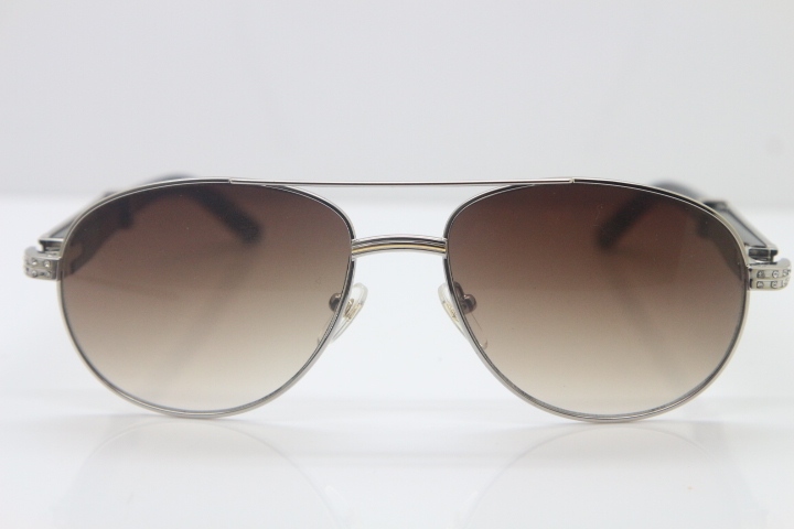 Carter CT Smaller/Big Stones 569 Genuine Natural Original Black Buffalo horn Sunglasses Gold Brown Lens