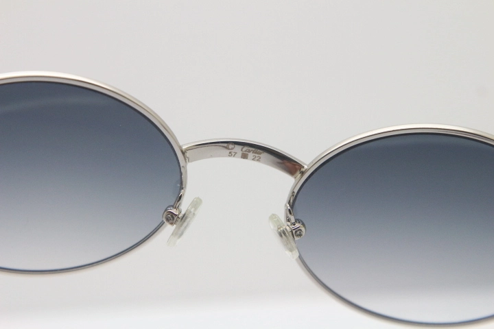 Cartier Hot Unisex 7550178 Wood 18K Gold Sunglasses Vintage Sun Glasses Size:57