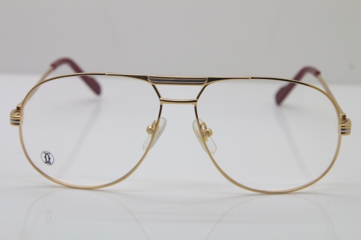 Cartier 1038366 Full frame Metal Glasses in Gold Optical