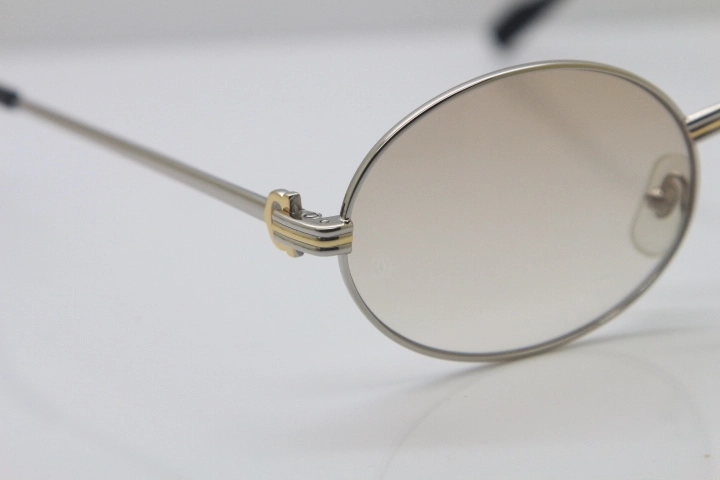 Wholesale Cartier CT 1188008 Sunglasses in Gold Brown Lens