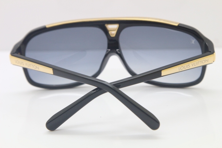 Wholesale  LV Evidence Millionaire Z0350E Original Sunglasses in Black Mix Gold Gray Lens