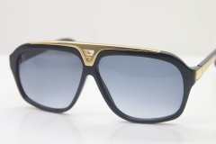 Wholesale LV Evidence Millionaire Z0105W Original Sunglasses in Black Mix Gold Gray Lens
