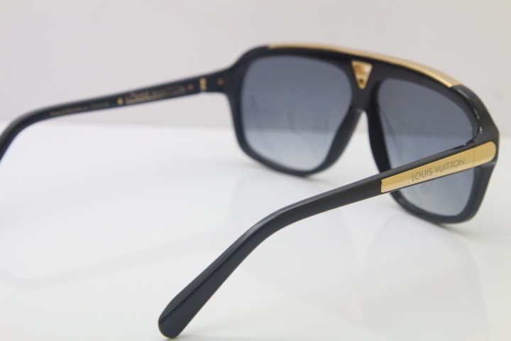 Wholesale LV Evidence Millionaire Z0105W Original Sunglasses in Black Mix Gold Gray Lens