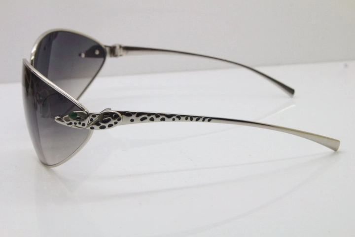 CARTIER Series Limited 1525/2000 Original Sunglasses In Silver Gray Lens