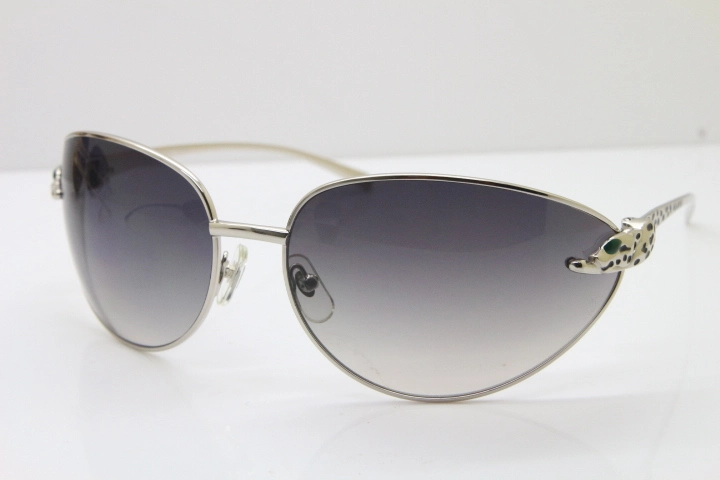 CARTIER Series Limited 1525/2000 Original Sunglasses In Silver Gray Lens