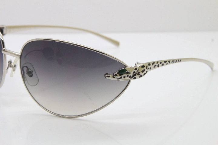 CARTIER Series Limited 1525/2000 Original Sunglasses In Silver Gray Lens