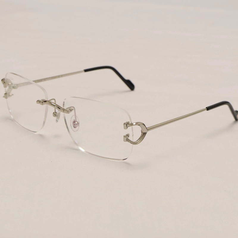 Cartier PICCADILLY CT3440 BIG C Decor Gold Occhiali Frame Rimless SunGlasses Size:57-19-145MM